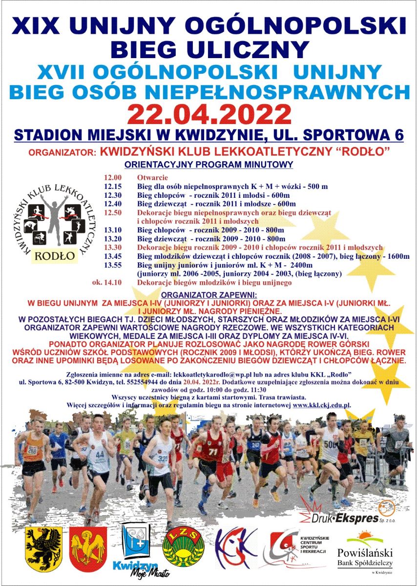 XIX BIEG UNIJNY 2022r